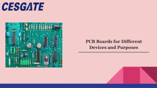 PCB Boards for Different Devices and Purposes