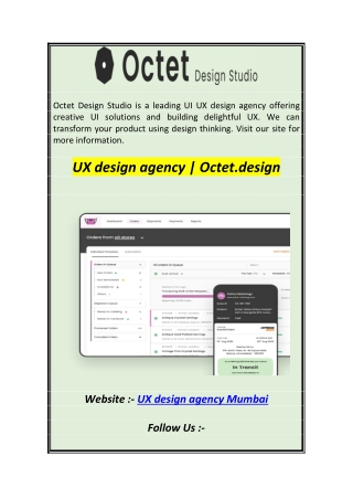 UX design agency  Octet.design