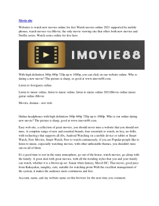 Movie site