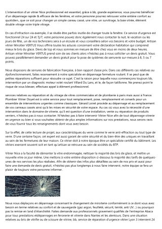 10 Mauvaises réponses aux questions courantes sur speedassistance-vitrier.fr