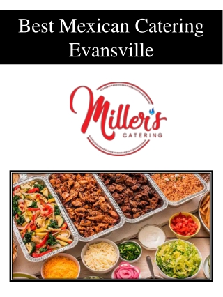 Best Mexican Catering Evansville