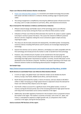 Power over Ethernet (PoE) Solutions Market-converted