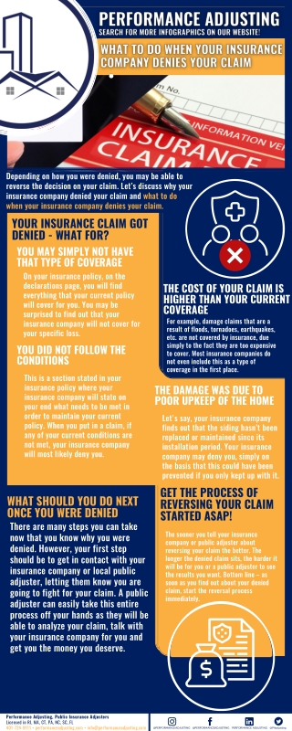 What to Do When Your Insurance Company Denies Your Claim