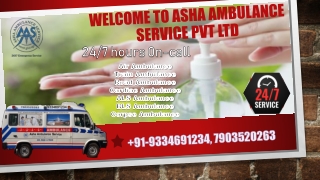 Dial air ambulance service with all quality service management as well as bed-2-