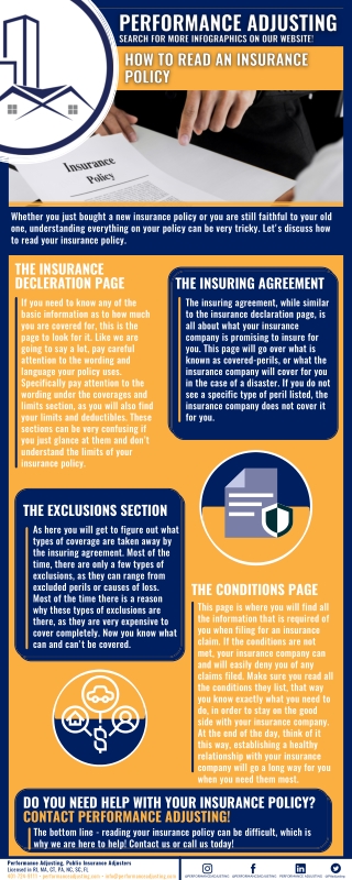 How to Read an Insurance Policy