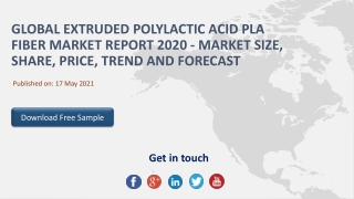 Global Extruded Polylactic Acid Pla Fiber Market Report 2020 - Market Size, Share, Price, Trend and Forecast