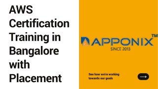 AWS Certification Training in Bangalore with Placement