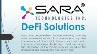 DeFi Solutions