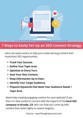 7 Ways to Easily Set Up an SEO Content Strategy