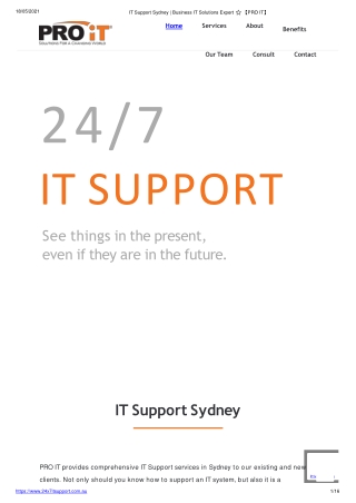IT Support Sydney