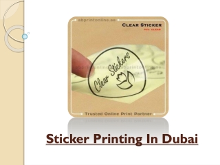Sticker Printing In Dubai A Small Step To Advertising Sticker For Business