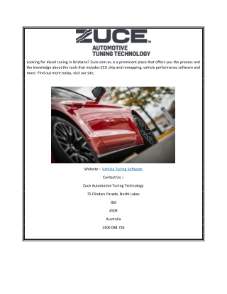 Vehicle Tuning Software