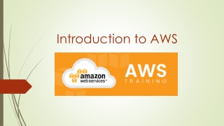Introduction to AWS