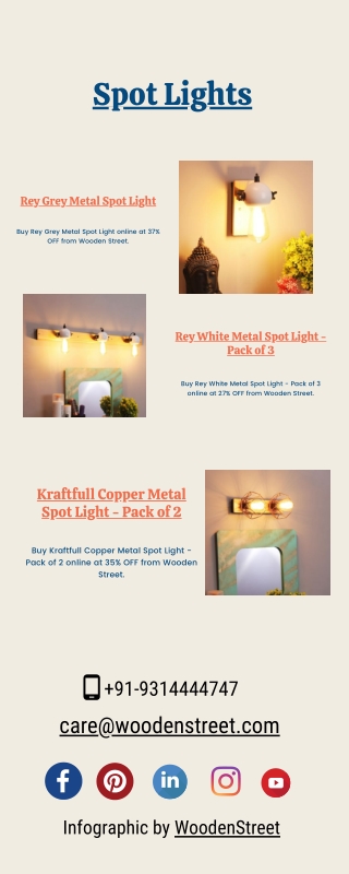 Buy the best Spot Light Online @upto 55% Off