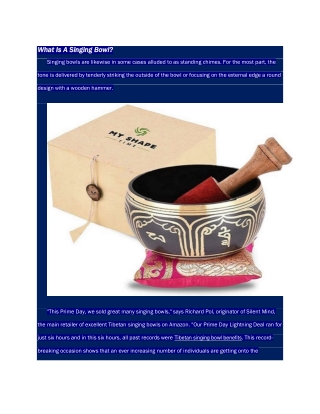 Singing bowls