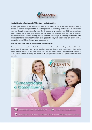 Newborn Care Specialist