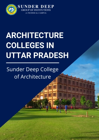 Architecture Colleges in Uttar Pradesh