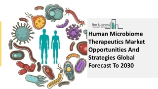 Global Human Microbiome Therapeutics Market Growth And Trends In 2021