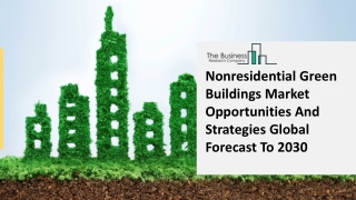 Nonresidential Green Buildings Market Opportunities And Strategies Global Forecast To 2030