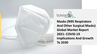 Masks (N95 Respirators And Other Surgical Masks) Global Market Report 2021 COVID-19 Implications And Growth To 2030