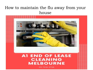 Bond Back Cleaner - A1 End of Lease Cleaning Melbourne