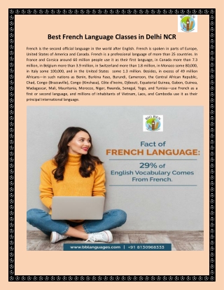 Best French Language Classes in Delhi NCR-Bblanguages.com