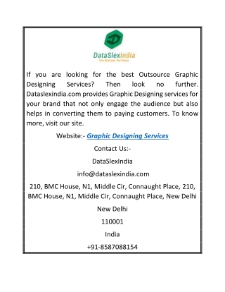 Graphic Designing Services | DataSlexIndia