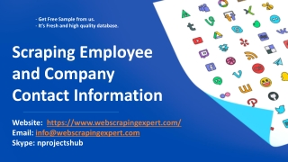 Scraping Employee and Company Contact Information