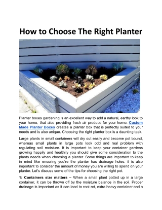 How to Choose The Right Planter.docx