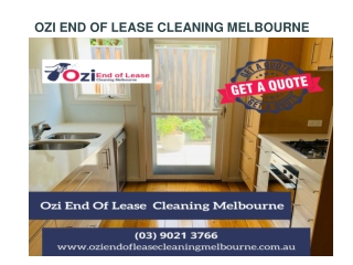Ozi End Of Lease Cleaning Melbourne