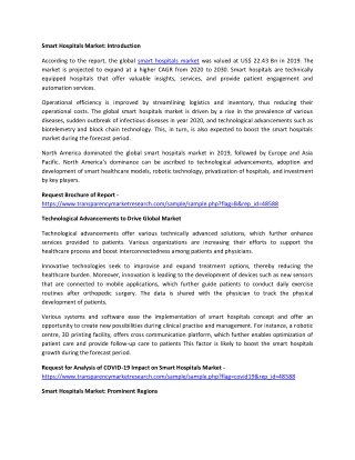Smart Hospitals Market Key Insights, Profiling Companies and Growth Strategies