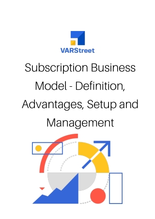 Subscription Business Model - Definition, Advantages, Setup and Management