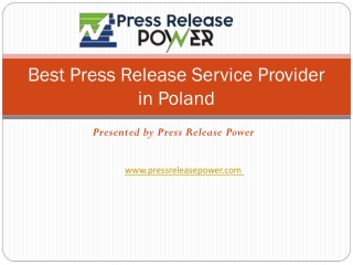 Best Press Release Service Provider in Poland