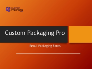 Retail Packaging Boxes