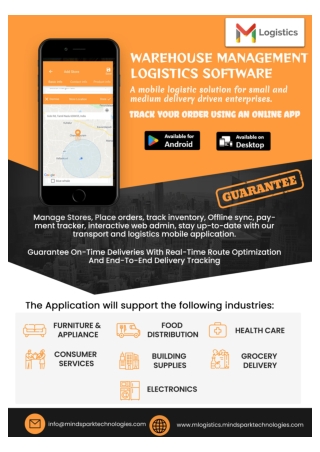 Warehouse Management Application orlando