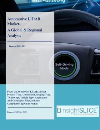 Automotive LiDAR Market Size, Share, Sales, Analysis, Forecast 2031
