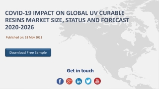 Covid-19 Impact on Global UV Curable Resins Market Size, Status and Forecast 2020-2026