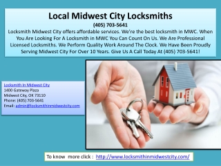 Locksmith Midwest City OK