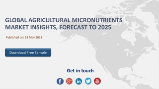 Global Agricultural Micronutrients Market Insights, Forecast to 2025