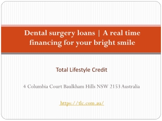 Dental Surgery Loans | A Real Time Financing For Your Bright Smile