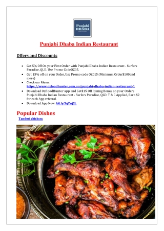 5% OFF - Punjabi Dhaba - Indian food surfers paradise, QLD