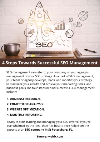4 Steps Towards Successful SEO Management