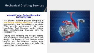 Mechanical Drafting Services Melbourne, Perth,  Sydney