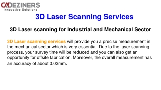 3d Laser Scanning Services in Melbourne, Perth,