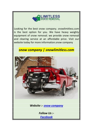 snow company  snowlimitless.com