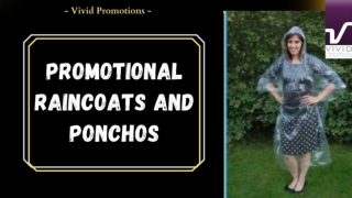 Promotional Raincoats | Vivid Promotions | Shop Now