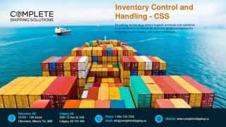Inventory Control and Handling - CSS