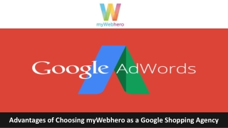 Advantages of Choosing myWebhero as a Google Shopping Agency