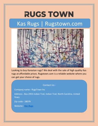 Kas Rugs | Rugstown.com