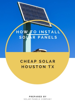 How to Install Solar Panels